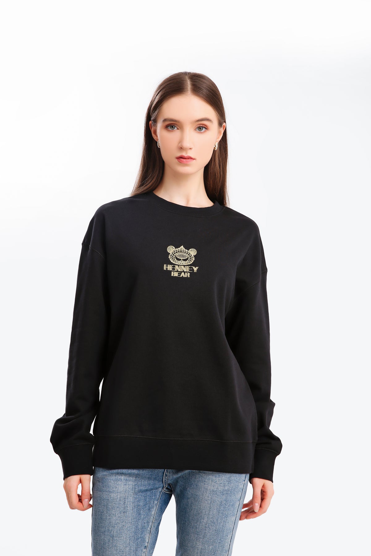 Buzo Henney Bear Clásico-HA-058-Negro