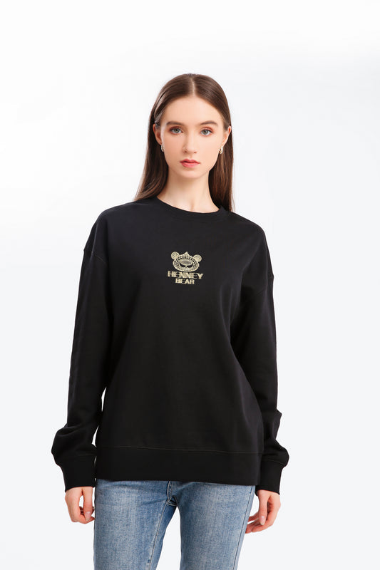 Buzo Henney Bear Clásico-HA-058-Negro